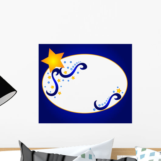 Christmas Stars Design Wall Mural