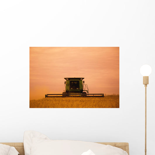 Combine Harvester Wall Mural