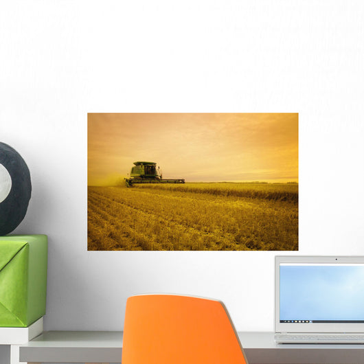 Combine Harvester Wall Mural