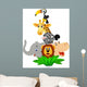 Safari Cartoon Wall Mural
