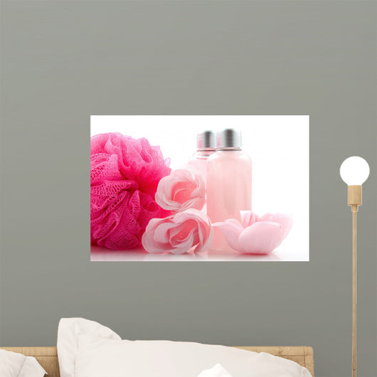 Pink Colored Bath Accessory