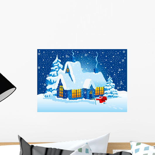 Christmas Night Wall Mural