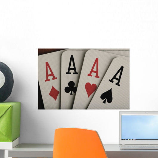 Four Aces Wall Mural