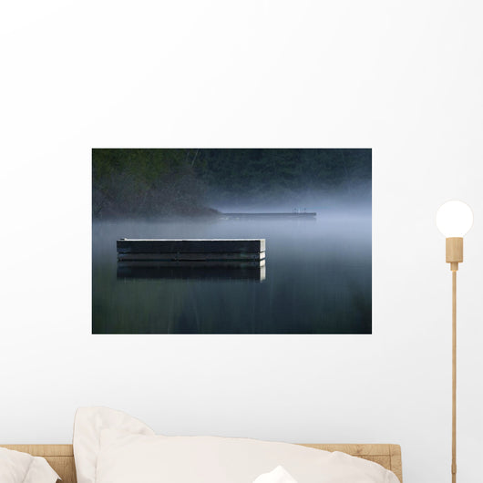 Misty Lake Wall Mural