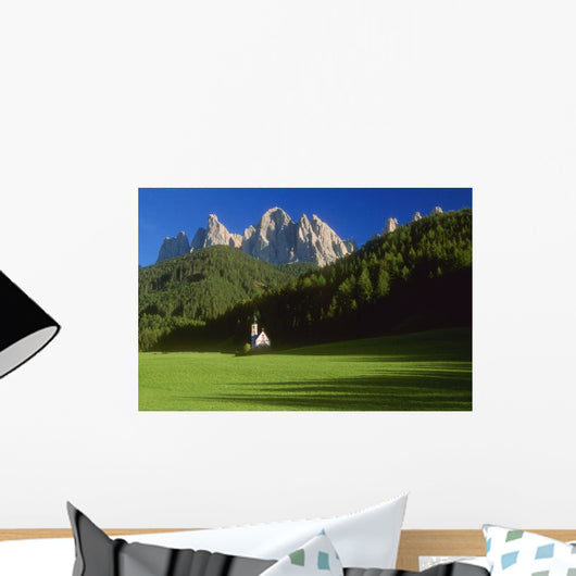 Church In The Countryside Wall Mural