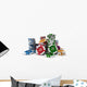 casino chips Wall Decal