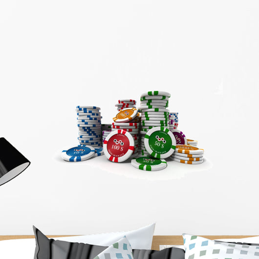 casino chips Wall Decal