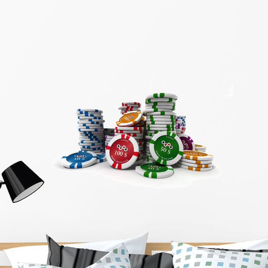 casino chips Wall Decal
