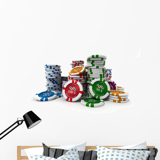 casino chips Wall Decal