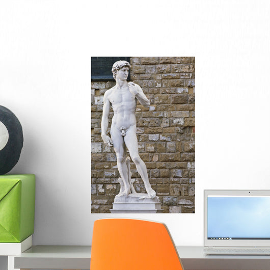 Michelangelo's David # 3 Wall Mural