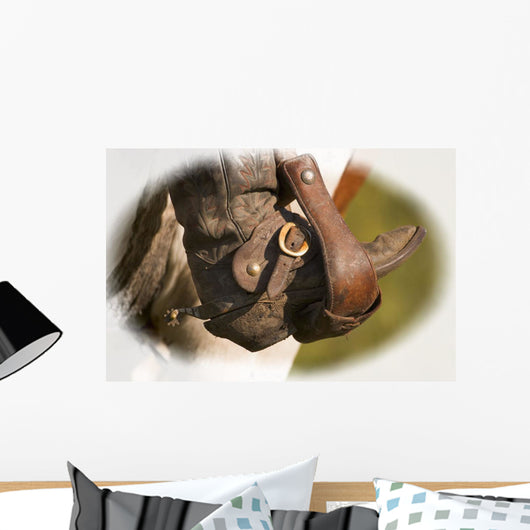A Cowboy Boot Wall Mural