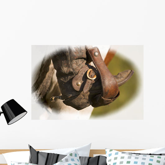 A Cowboy Boot Wall Mural