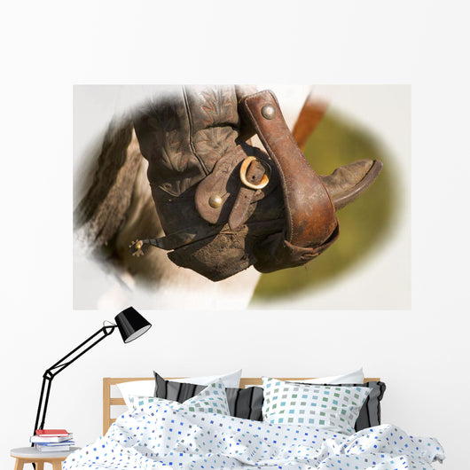 A Cowboy Boot Wall Mural
