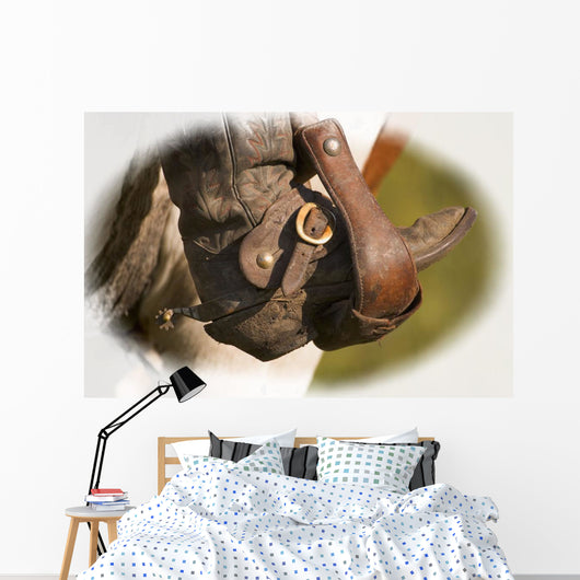 A Cowboy Boot Wall Mural