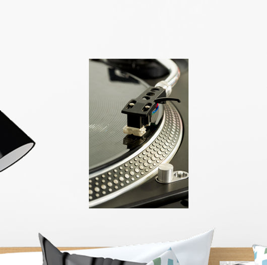 Playing record Wall Mural
