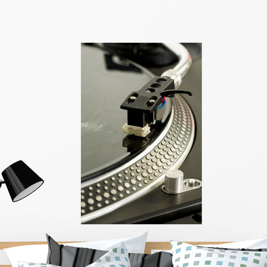Playing record Wall Mural