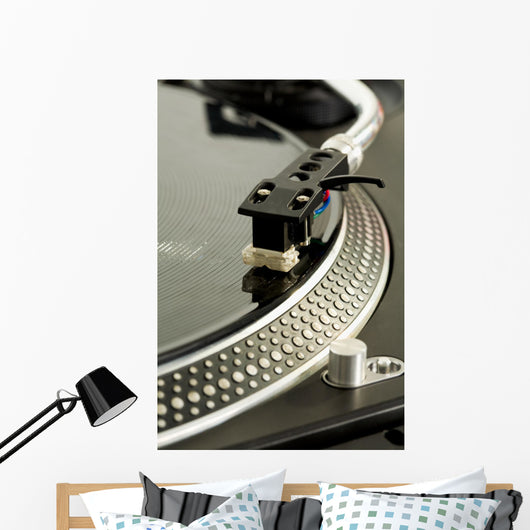 Playing record Wall Mural