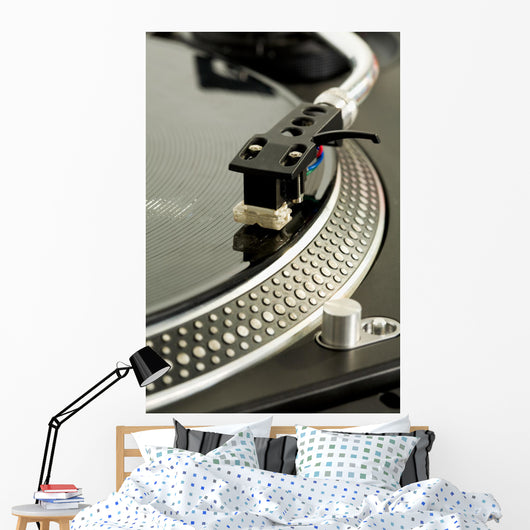 Playing record Wall Mural