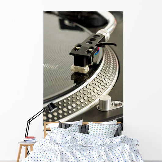 Playing record Wall Mural