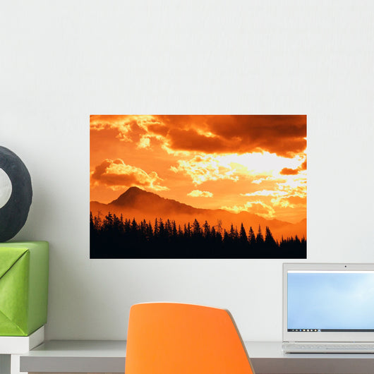 Magnificent Mountain Range Wall Mural