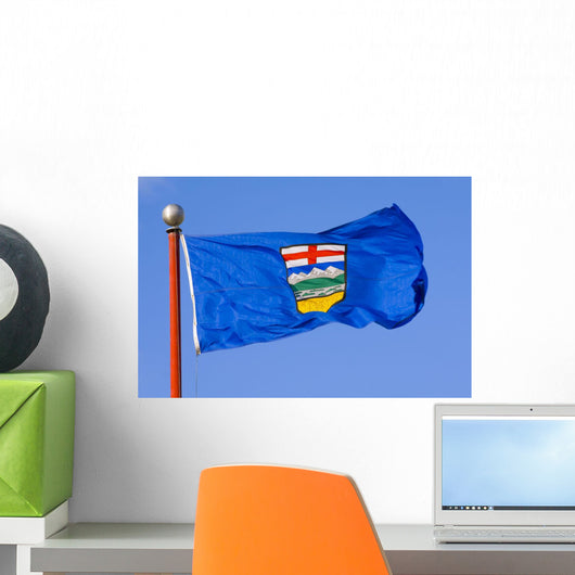 Alberta's Provincial Flag Wall Mural