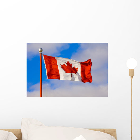 A Canada Flag Wall Mural