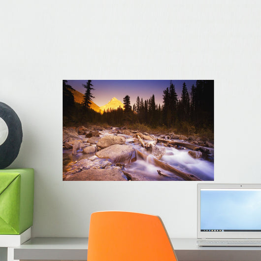A Beautiful Mountain Stream Wall Mural