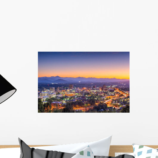 Asheville North Carolina USA Evening Wall Decal