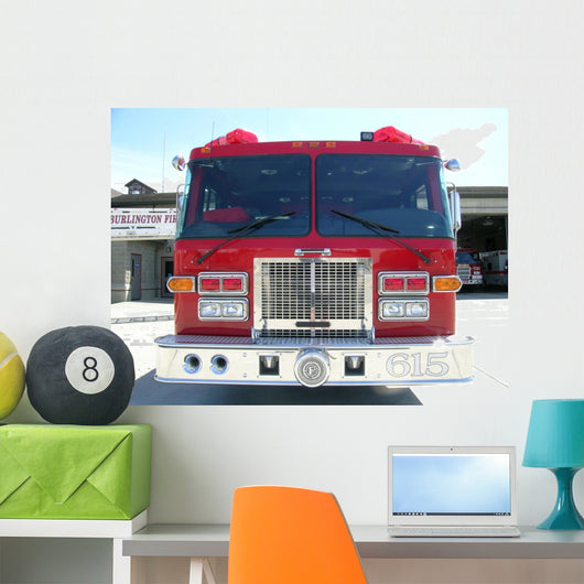 Fire Truck Wall Mural
