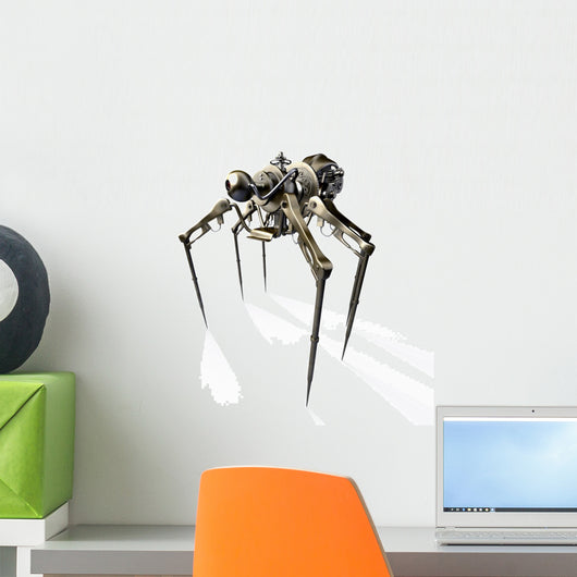 Mech Steampunk Spider Wall Decal