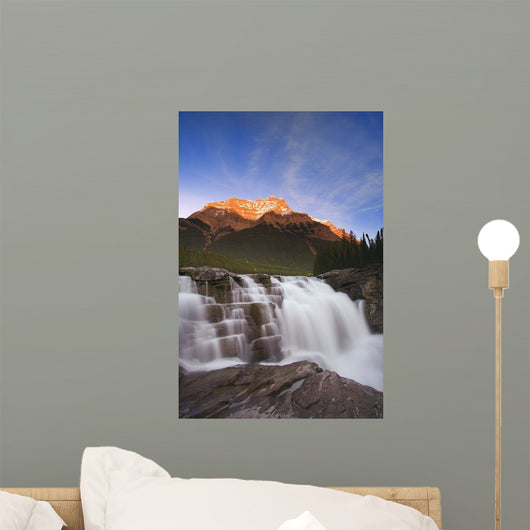 Scenic Mountain Waterfall Wall Mural