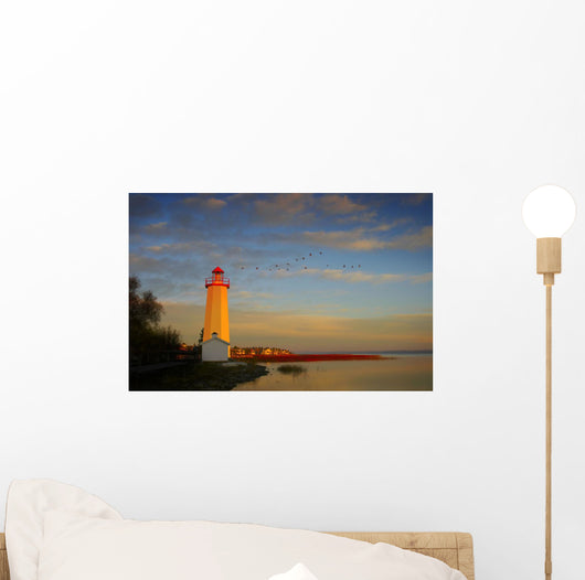 Lighthouse, Sylvan Lake, Alberta, Canada Wall Mural
