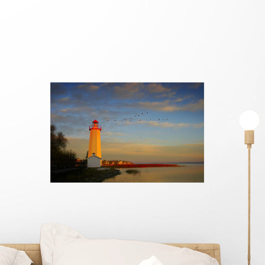 Lighthouse, Sylvan Lake, Alberta, Canada Wall Mural