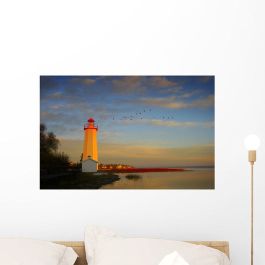 Lighthouse, Sylvan Lake, Alberta, Canada Wall Mural