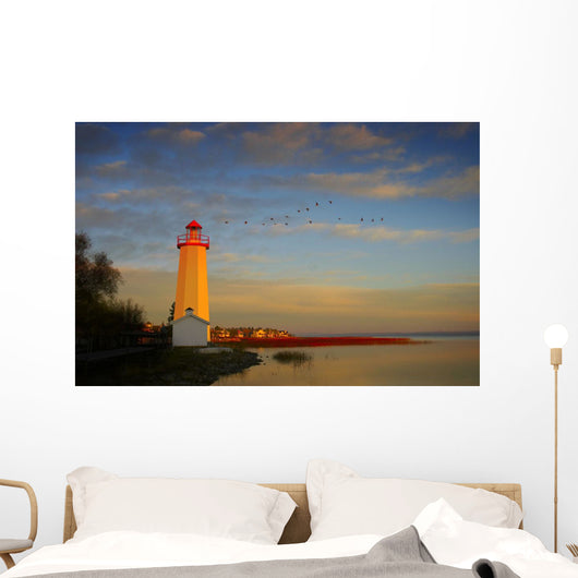Lighthouse, Sylvan Lake, Alberta, Canada Wall Mural