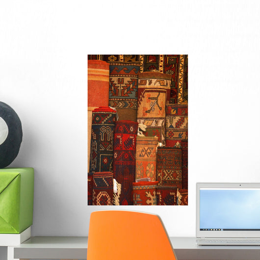 Closeup Of Carpet Rolls Wall Mural