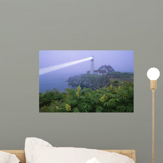 Lighthouse In The Evening, Portland, Oregon, Usa Wall Mural