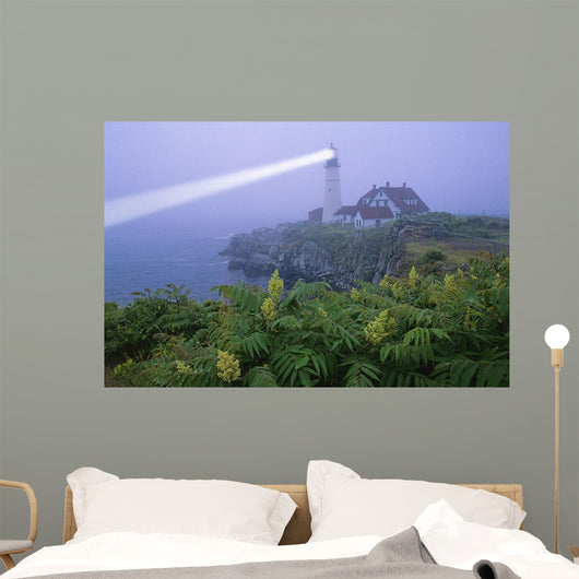 Lighthouse In The Evening, Portland, Oregon, Usa Wall Mural
