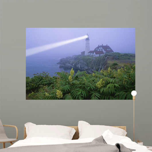 Lighthouse In The Evening, Portland, Oregon, Usa Wall Mural