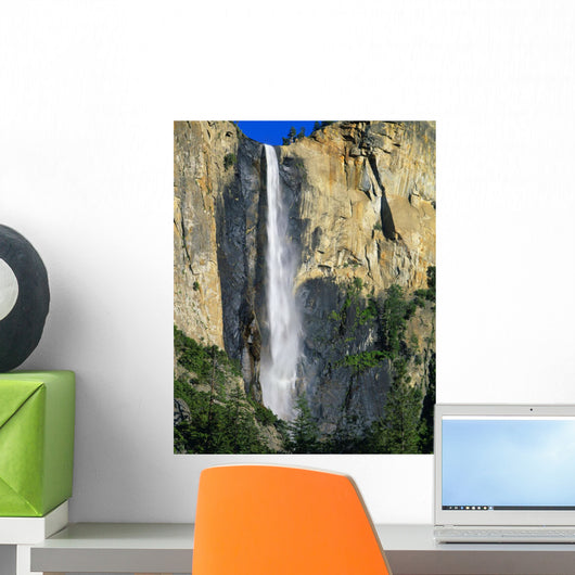 Bridal Veil Falls, Yosemite National Park, California, Usa Wall Mural