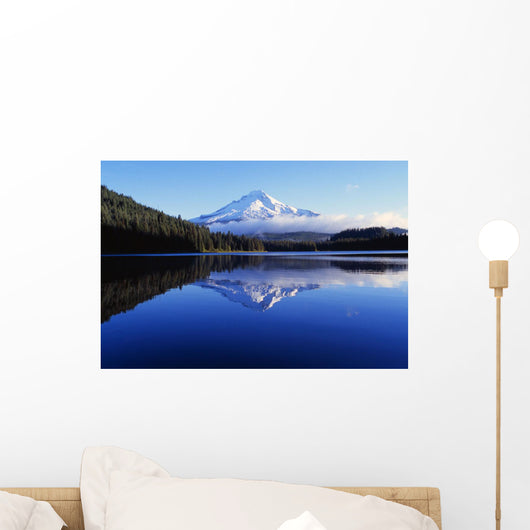 Trillium Lake With Reflection Of Mount Hood Wall Mural