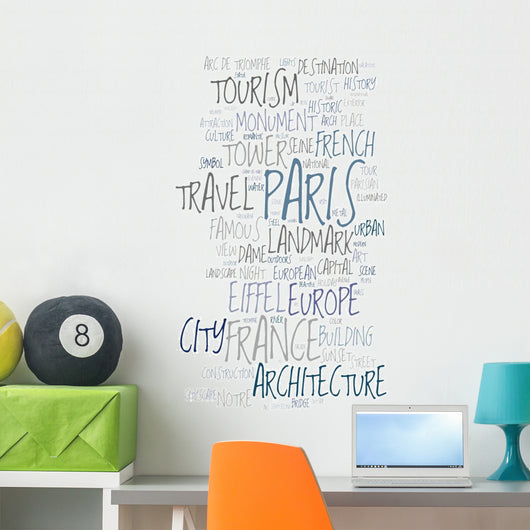 Extravagant Paris Wall Decal