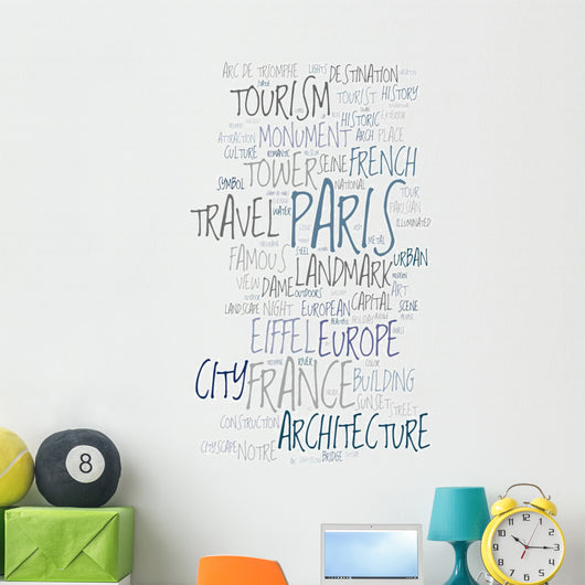 Extravagant Paris Wall Decal
