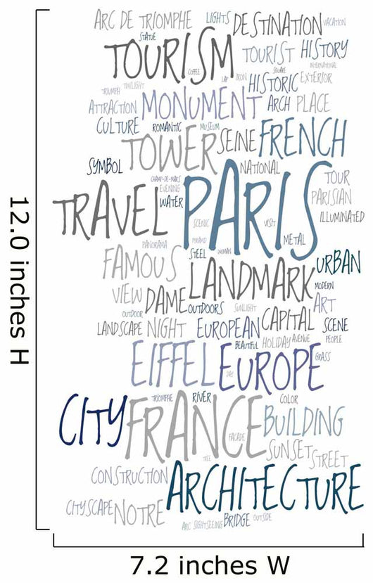 Extravagant Paris Wall Decal