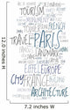 Extravagant Paris Wall Decal