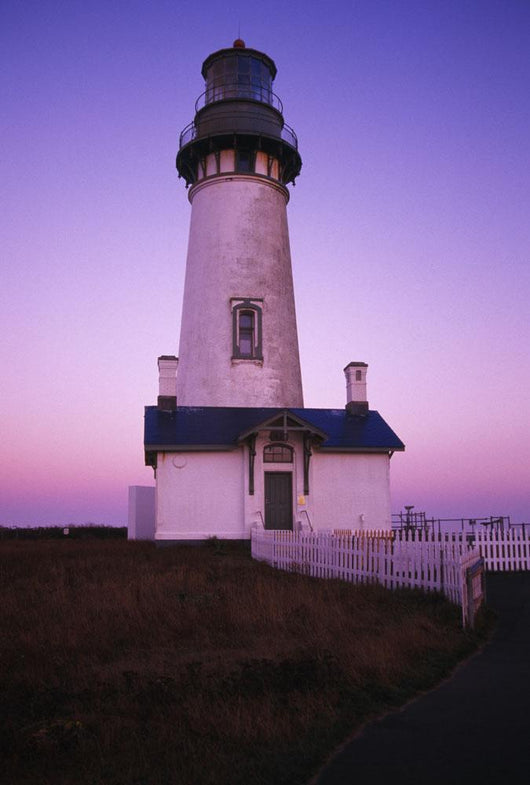 Sunset On Yaquina Head Lighthouse Wall Mural