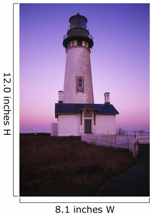 Sunset On Yaquina Head Lighthouse Wall Mural
