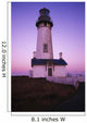 Sunset On Yaquina Head Lighthouse Wall Mural