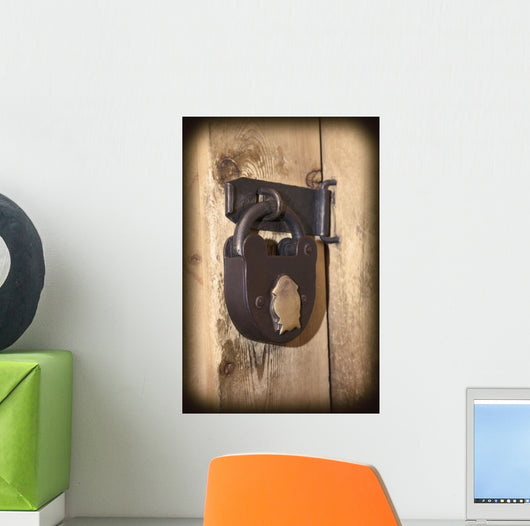 Padlock And Clasp Wall Mural