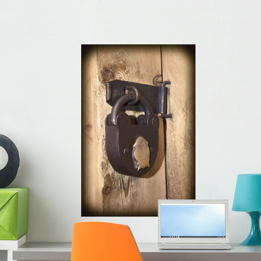 Padlock And Clasp Wall Mural